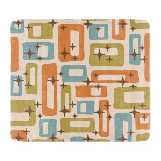 Retro Mid Century Modern Schneidebrett (Vorderseite)