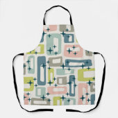 Retro Mid Century Modern Schürze (Vorderseite)