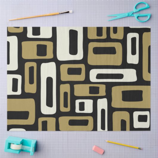 Retro Mid Century Modern Seidenpapier (Basteln)