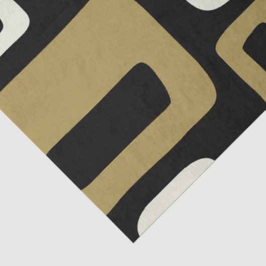 Retro Mid Century Modern Seidenpapier (Ausschnitt)