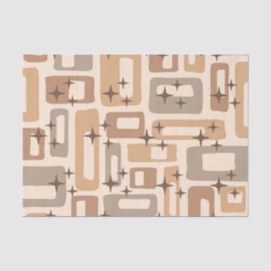 Retro Mid Century Modern Seidenpapier