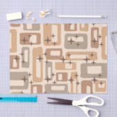 Retro Mid Century Modern Seidenpapier (Handwerk)