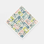 Retro Mid Century Modern Serviette (Ecke)