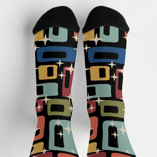 Retro Mid Century Modern Socken (Oben)