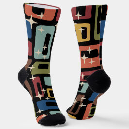 Retro Mid Century Modern Socken