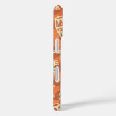 Retro-Mid-Century-Modern-Tiki-Muster Case-Mate iPhone Hülle (Rückseite / Rechts)
