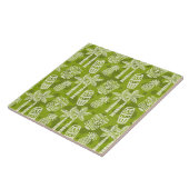 Retro-Mid-Century-Modern-Tiki-Muster Fliese (Seite)