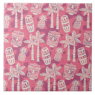 Retro-Mid-Century-Modern-Tiki-Muster Fliese