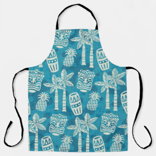 Retro-Mid-Century-Modern-Tiki-Muster Schürze