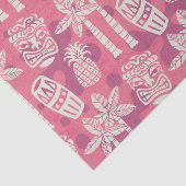 Retro-Mid-Century-Modern-Tiki-Muster Seidenpapier (Ausschnitt)