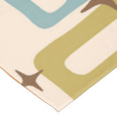 Retro Mid Century Modern Tischdecke (Schrägansicht)