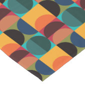 Retro Mid Century Moderne klassische Formen Kurzer Tischläufer (Ecke)