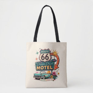 Retro-Mid-Century-Motel-Tasche Tasche