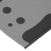 Retro Mid Mod Columns Box Gelb Tischdecke (Schrägansicht)