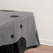 Retro Mid Mod Columns Box Gelb Tischdecke (Beispiel)