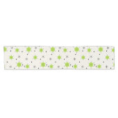 Retro Mid Mod Sternexplosion Sky Chartreuse Kurzer Tischläufer (Horizontal)