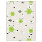 Retro Mid Mod Sternexplosion Sky Chartreuse Tischdecke (Vorderseite)