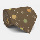 Retro Mid Mod Sternexplosion Sky mehrfarbig Krawatte (Gerollt)