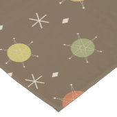 Retro Mid Mod Sternexplosion Sky mehrfarbig Kurzer Tischläufer (Ecke)