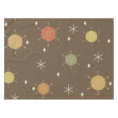 Retro Mid Mod Sternexplosion Sky mehrfarbig Tischdecke (Vorderseite (Horizontal))