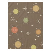 Retro Mid Mod Sternexplosion Sky mehrfarbig Tischdecke (Vorderseite)