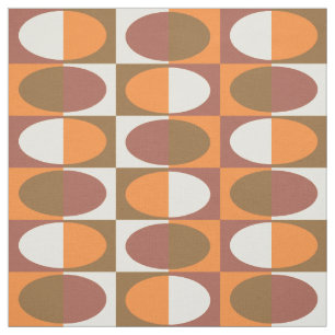 Retro MidCentury Oval Muster 1 Stoff