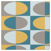 Retro MidCentury Oval Muster 2 Stoff (Nahaufnahme)