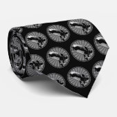 Retro-Mikrofon Grafik Krawatte (Gerollt)