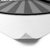 Retro-Mikrofon Grafik Poster (Ecke)