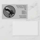 Retro-Mikrofon Grafik Visitenkarte (Vorne/Hinten)