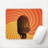 Retro-Mikrofon-individueller Laptop-Ärmel Mousepad (Mit Mouse)