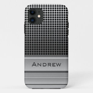 Retro Mikrofon-Namen-Schablone Case-Mate iPhone Hülle