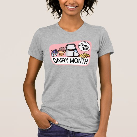 Retro-Milchmonat T-Shirt (Vorderseite)