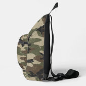 Retro-Militär-Tarnmuster Crossbody Bag (Rechts)