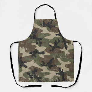 Retro-Militär-Tarnmuster Schürze