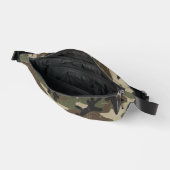 Retro Military Camouflage Pattern Bauchtasche (Offen)