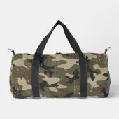 Retro Military Camouflage Pattern Duffle Bag (Vorderseite)