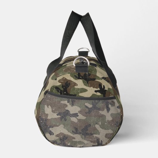 Retro Military Camouflage Pattern Duffle Bag (Rechts)