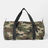 Retro Military Camouflage Pattern Duffle Bag (Rückseite)