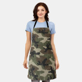 Retro Military Camouflage Pattern Schürze (Getragen)