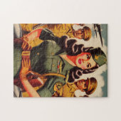 Retro Military Pinup Puzzle (Horizontal)