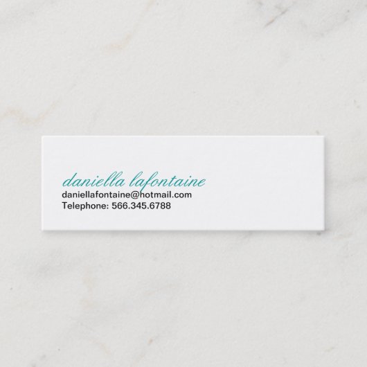 Retro Mini-Nennende Karten (Vorderseite)