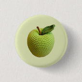 Retro Minimal handgefertigte Fahrzeuge Green Croch Button (Vorderseite)