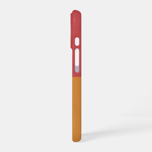 Retro Minimalist Arch Illustration iPhone 16 Hülle (Linke Seite)