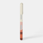 Retro Minimalist Desert Butte iPhone 16 Hülle (Rechte Seite)