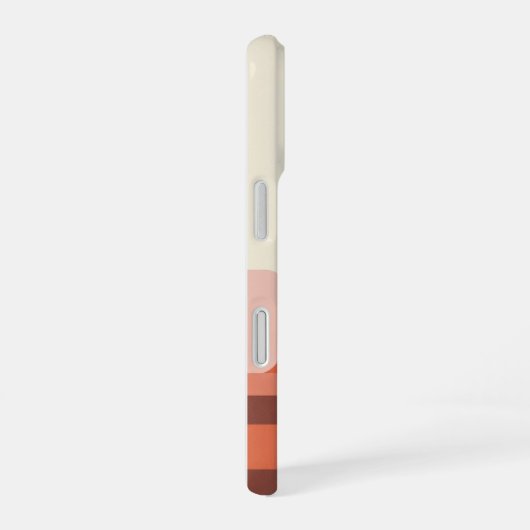 Retro Minimalist Desert Butte iPhone 16 Hülle (Rechte Seite)