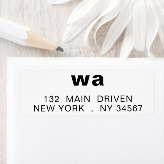 Retro Minimalist Monogram Initials Design (Insitu)