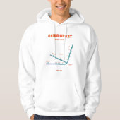 Retro Minimalist Newmarket Racecourse Line Art Pri Hoodie (Vorderseite)