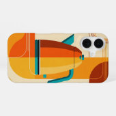 Retro-Minimalist-Wasserkocher iPhone 16 Hülle (Rückseite (Horizontal))