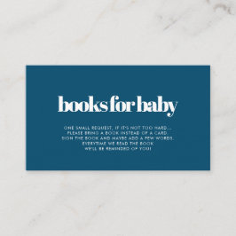 Retro minimalistisch Babyduschbuchkarte Begleitkarte